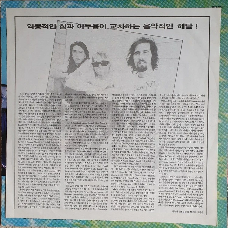 NIRVANA LP2장(직배발매앨범) 이미지