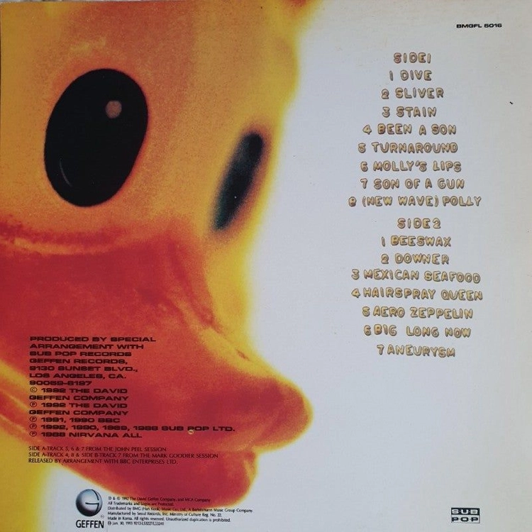 NIRVANA LP2장(직배발매앨범) 이미지