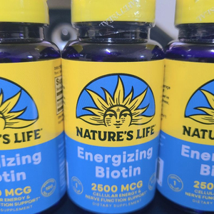 비오틴 2500mcg 100정x3통 이미지