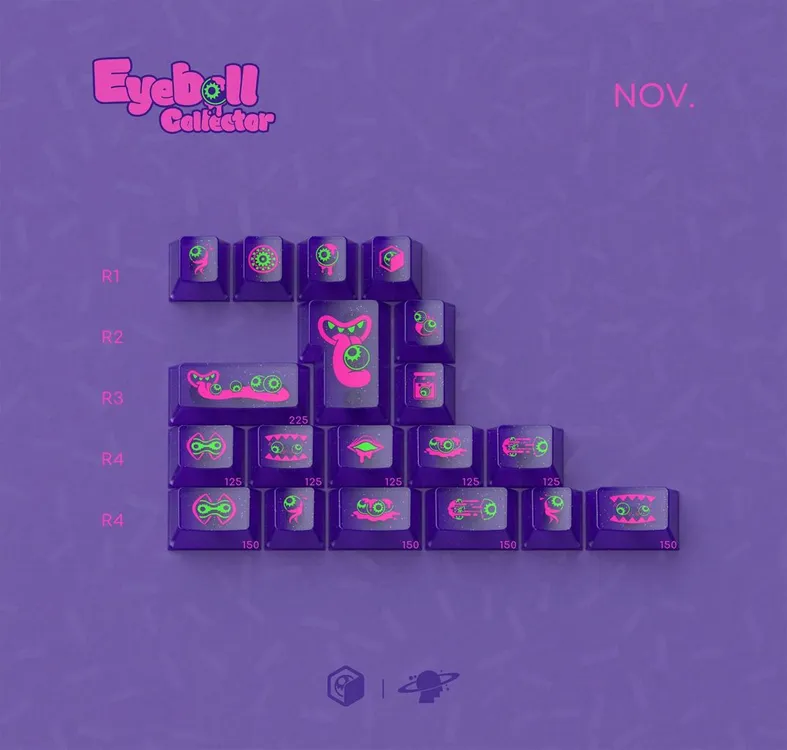 MW Eyeball Collector 키캡 베이스&Novelties 밀키웨이 CYL 이미지