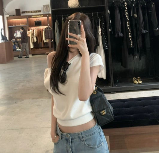 새상품) 르플레인 허그 와플 티 화이트 이미지