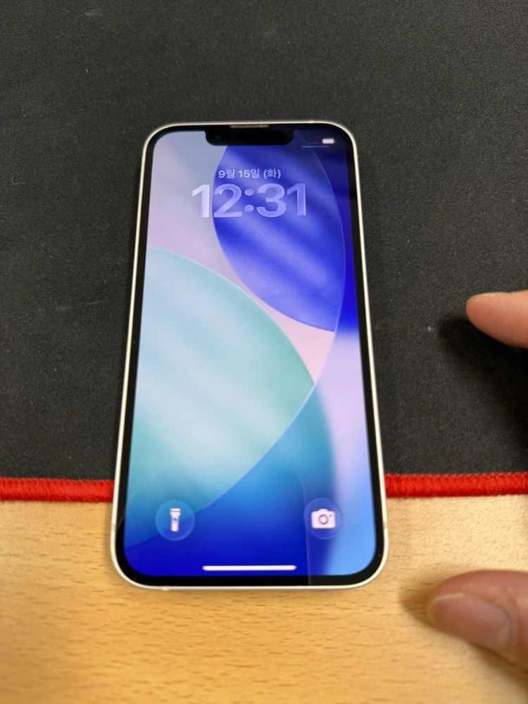 아이폰 13 미니 화이트 256GB 팔아용 이미지