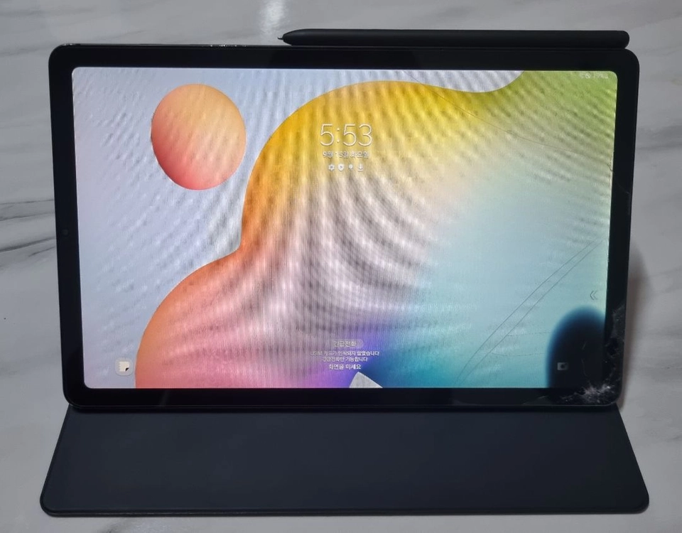 갤럭시탭 S6 Lite LTE 64GB 액정파손품 이미지