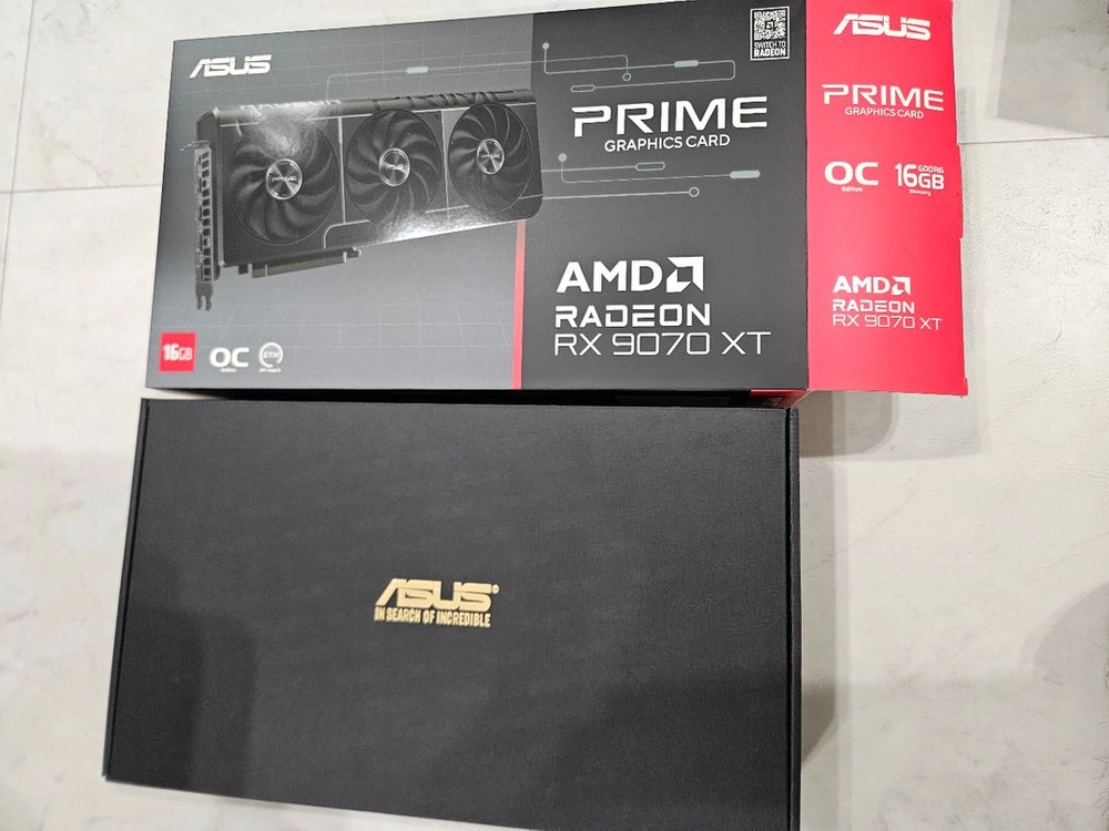 asus prime 9070xt 이미지