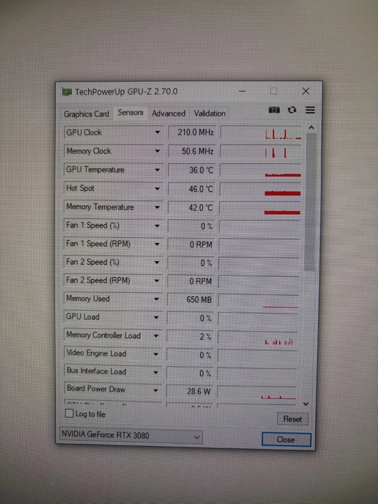 기가바이트 RTX3080 10GB LHR A급 정상작동 이미지