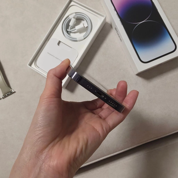 아이폰14프로 딥퍼플 256GB / 자급제 공기계 / 최상급(흠집x, 수리 이력x) 이미지