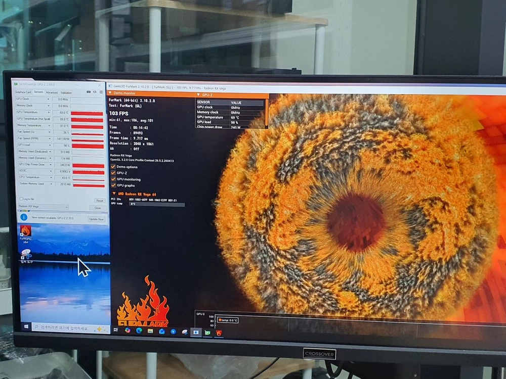 컴퓨터 그래픽카드 SAPPHIRE NITRO+ RADEON RX VEGA 64 이미지