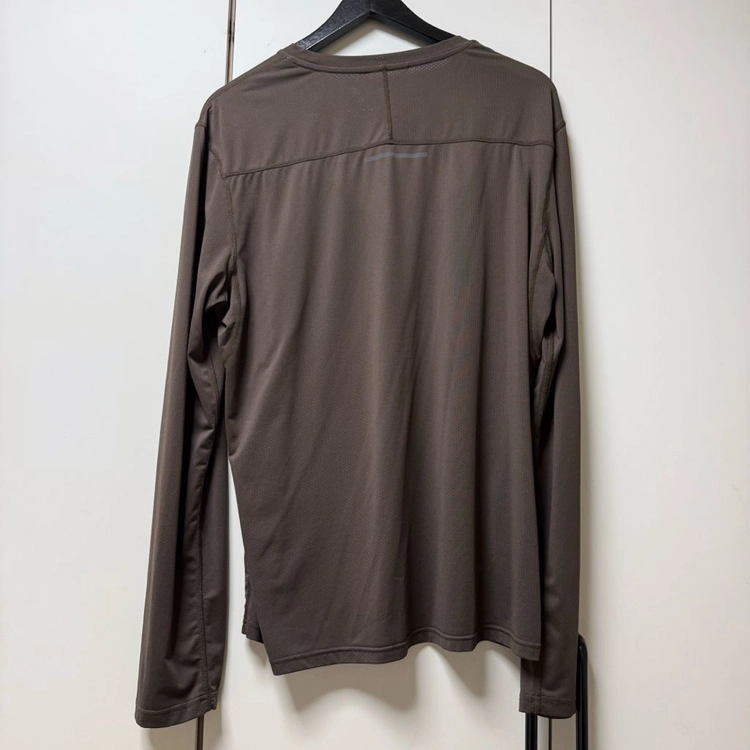 ZARA ATHLETICZ 펀칭 긴소매 티셔츠 브라운 M 이미지