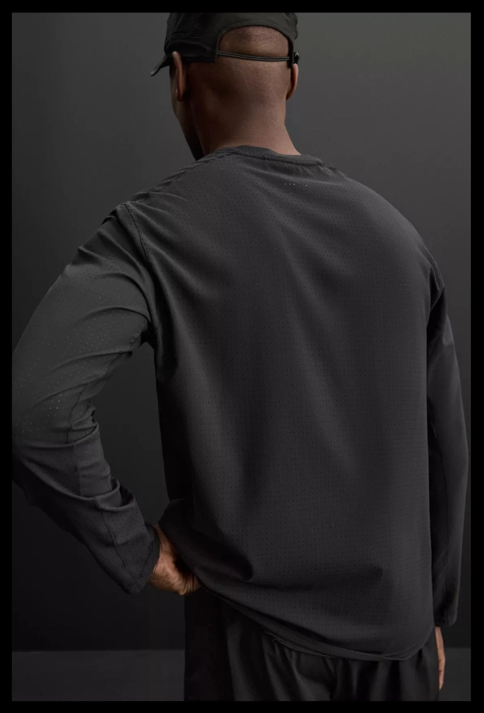 ZARA ATHLETICZ 펀칭 긴소매 티셔츠 블랙 M 이미지