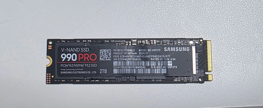 삼성전자 990 pro NVMe SSD 2TB(병행수입) 이미지