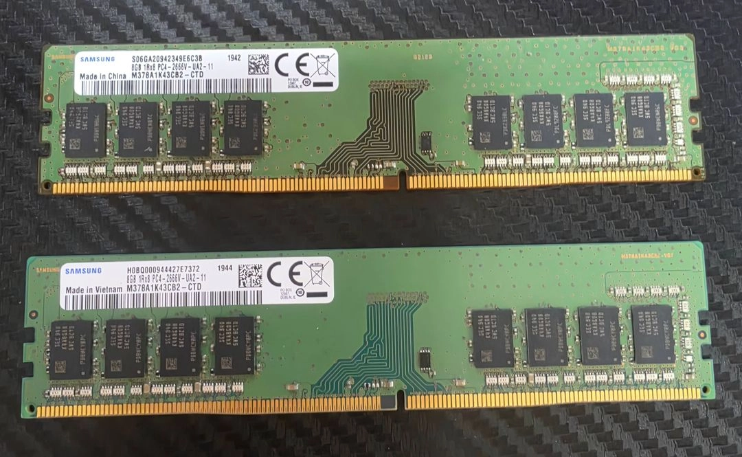 DDR4 8GB 2666V 2개 이미지