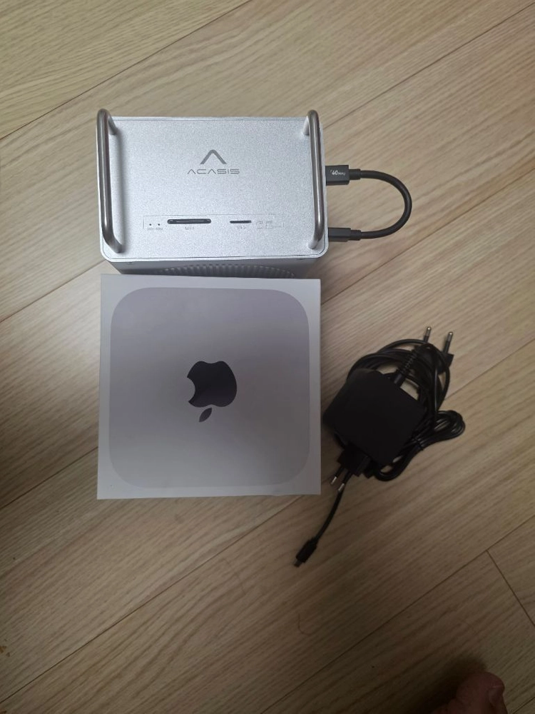 mac mini m4 pro 24gb 1tb + 아카시스 독 팝니다. 맥미니 m4 pro 이미지