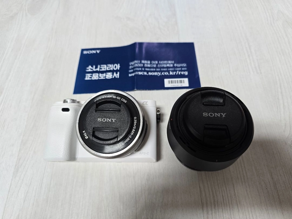 소니 a6000 미러리스 카메라 세트(번들+50.8) 이미지