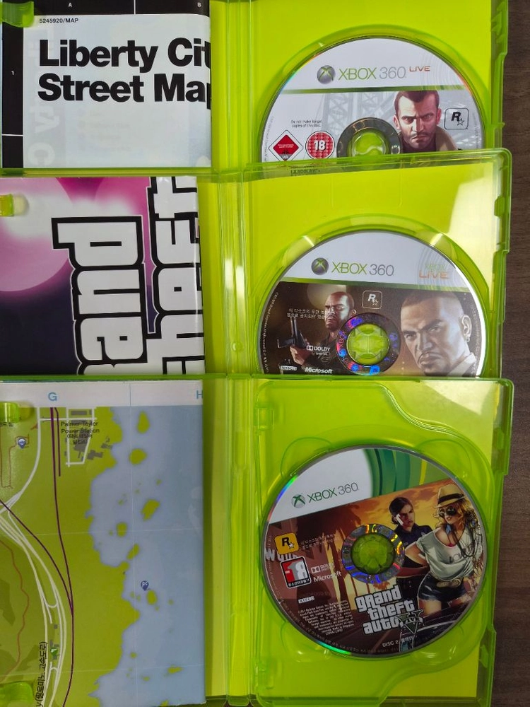 Xbox360 GTA4, 리버티시티, GTA5 일괄 이미지