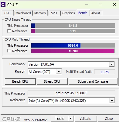 인텔 코어 i5-14600KF 이미지