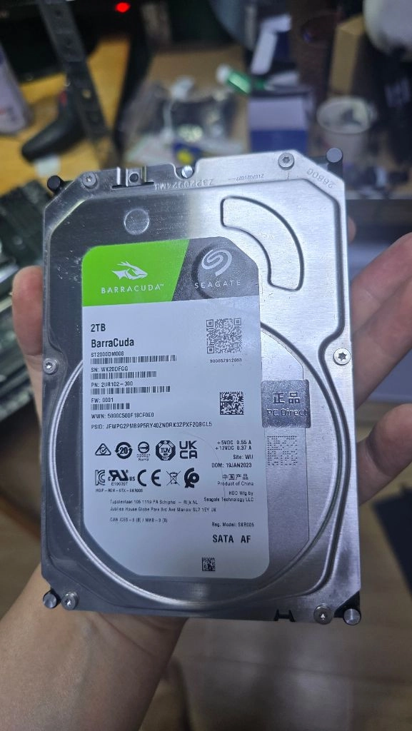 씨게이트 바라쿠다 HDD 2tb 일본영화저장용 이미지