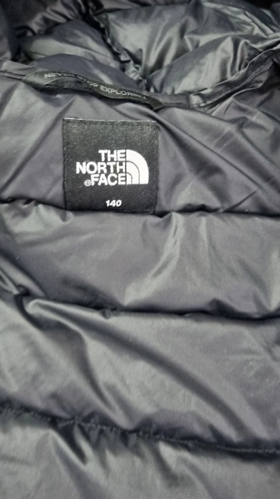 노스페이스 키즈 경량롱패딩 140 이미지