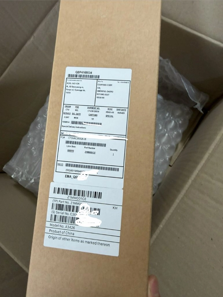 맥북 프로 14 M5 Pro 스그 (RAM 24GB) 영문자판 이미지