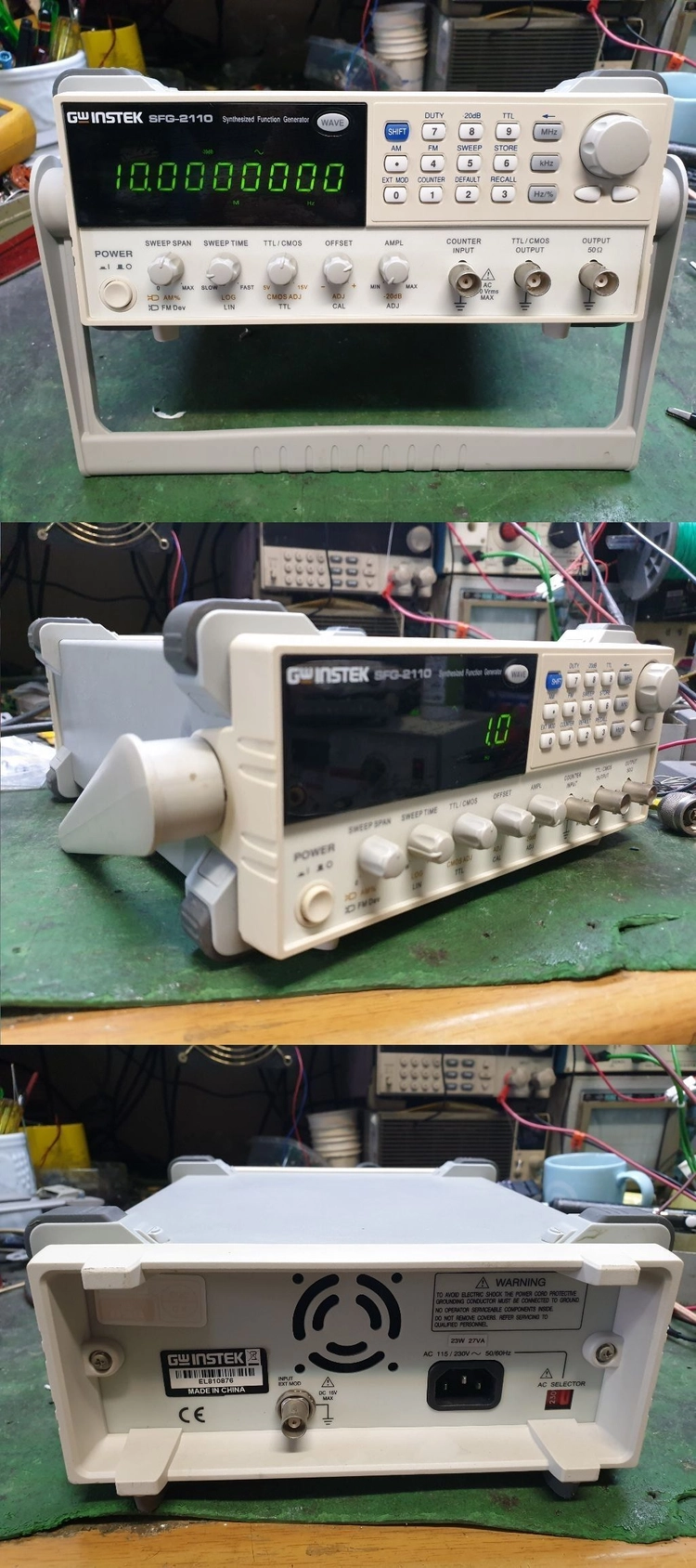 Synthesized Function Generator SFG-2110 이미지