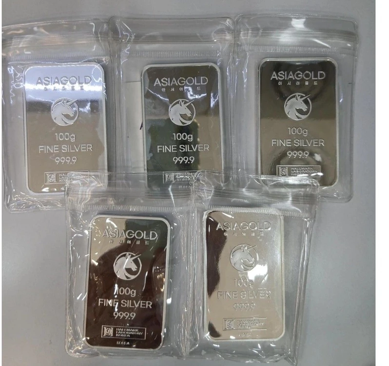 아시아실버바100g5개 셋트 이미지