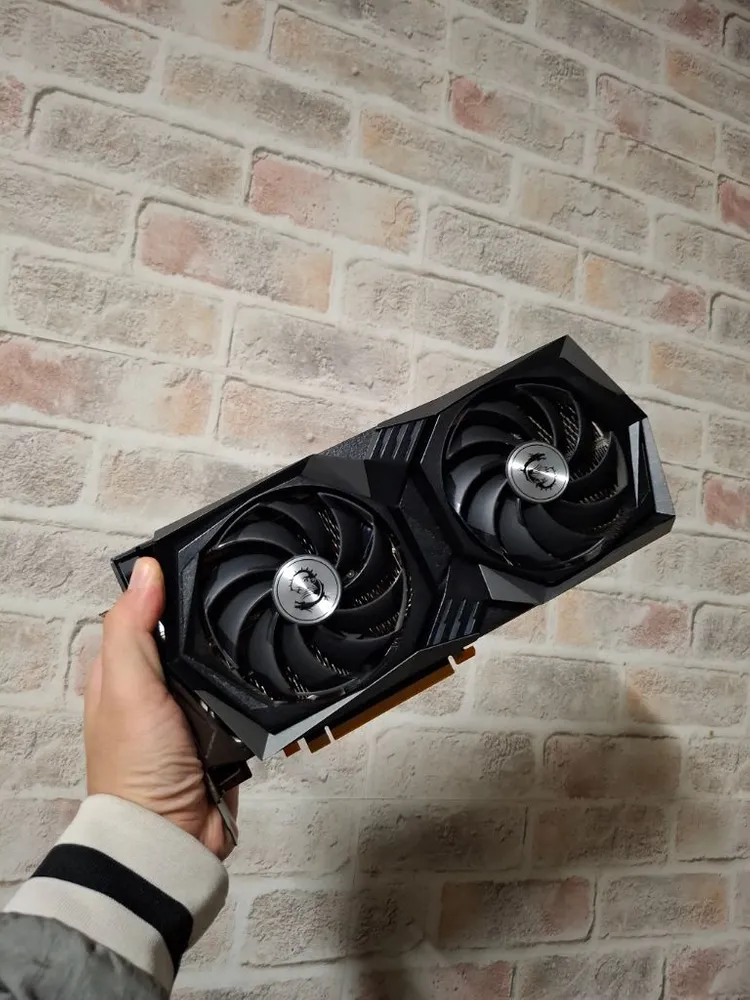 민트급 MSI 3060TI Gaming X 8GB LHR(채굴제한모델) 이미지