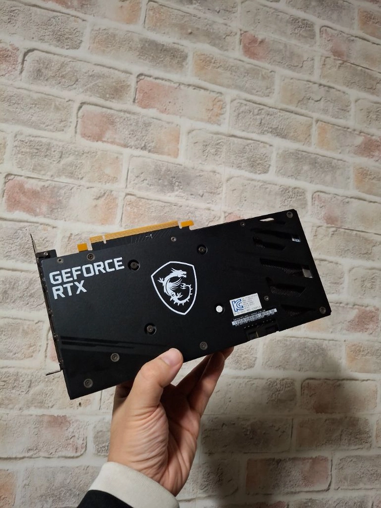 민트급 MSI 3060TI Gaming X 8GB LHR(채굴제한모델) 이미지