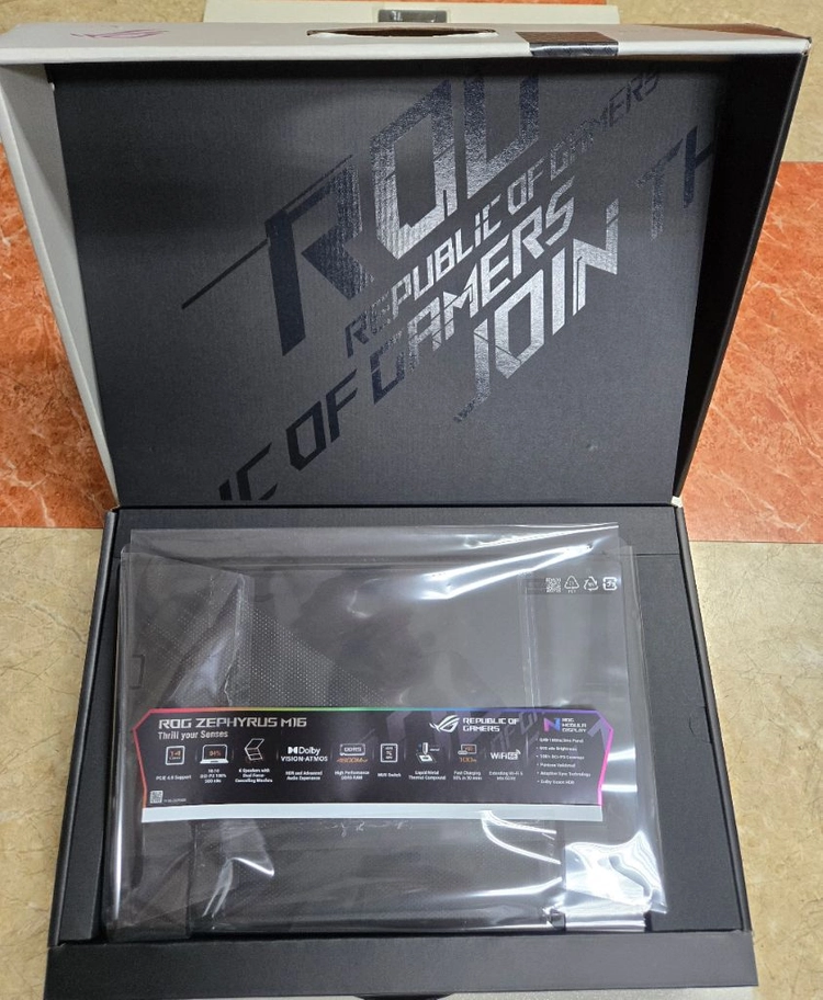 ASUS ROG M16 RTX3080Ti 16GB / i9-12900H / DDR5 32GB / NVMe 4TB / 이미지