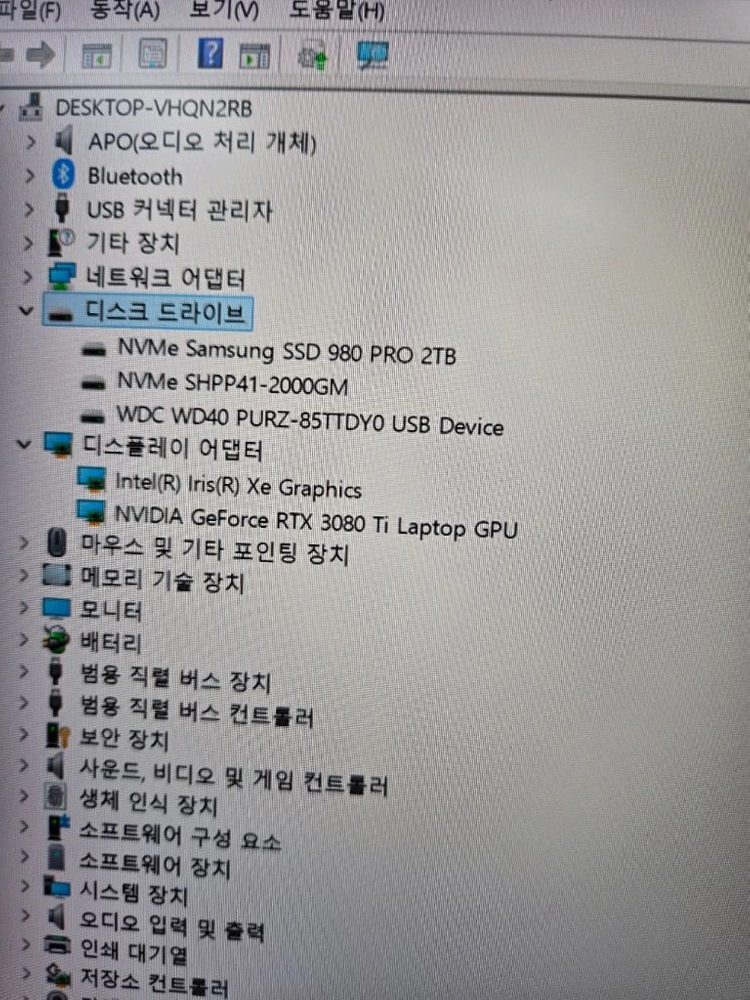 ASUS ROG M16 RTX3080Ti 16GB / i9-12900H / DDR5 32GB / NVMe 4TB / 이미지