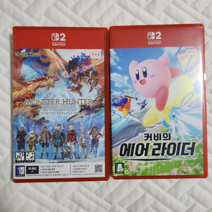 닌텐도 스위치2 몬스터헌터 스토리즈3, 커비의 에어라이더 팝니다. 이미지