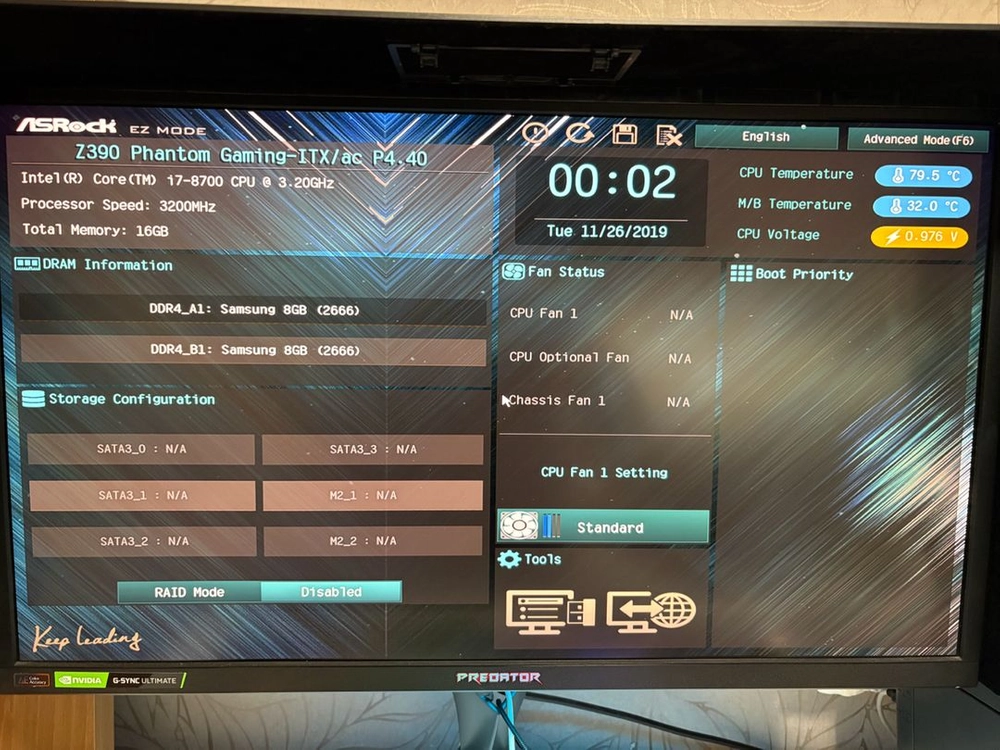 z390보드,8700cpu,삼성 ddr4 8g x 2ea 이미지