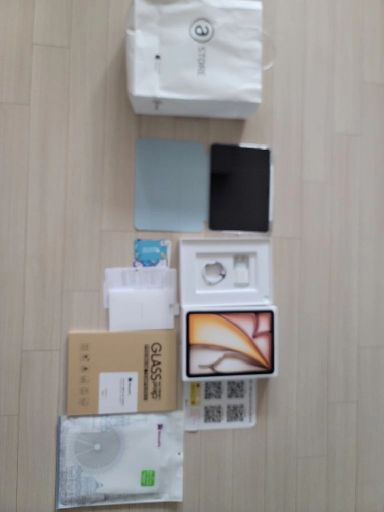 아이패드 11 M3 256GB WiFi 풀박스, 애플팬슬프로, 강화유리, 케이스 판매 이미지