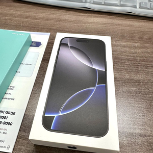 아이폰 16 Pro 256GB 블랙 애플공식리퍼 새제품 (박스O/영수증O/배터리100%) 이미지
