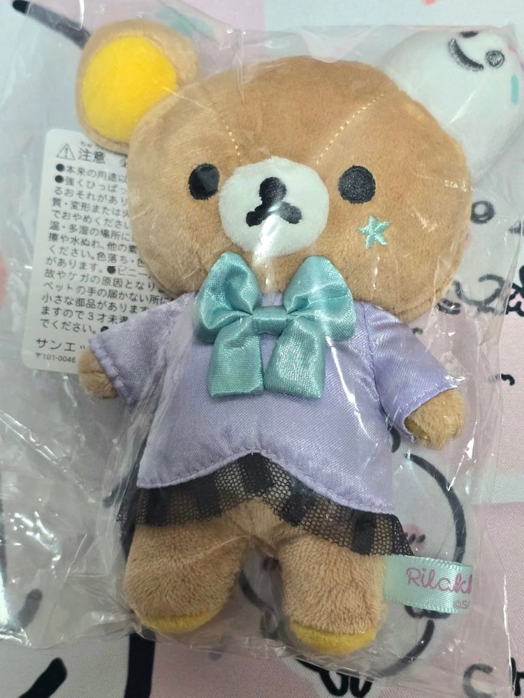 리락쿠마 할로윈 파스텔 마스코트 키링 코리락쿠마 코구마 키이로이토리 이미지