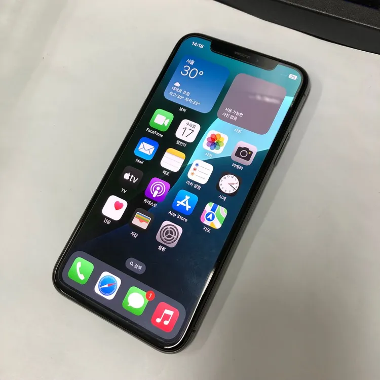 아이폰XS 256GB 블랙 AA급 기능정상 중고폰 배터리100% 214742 이미지