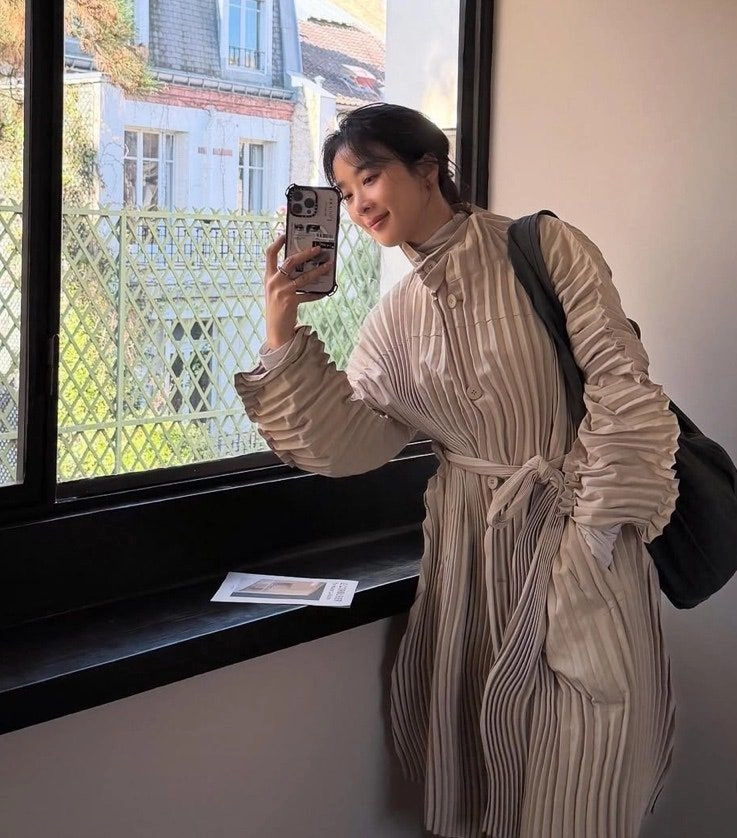 이세이미야케 웨이버링 코트,플리츠플리즈 이미지
