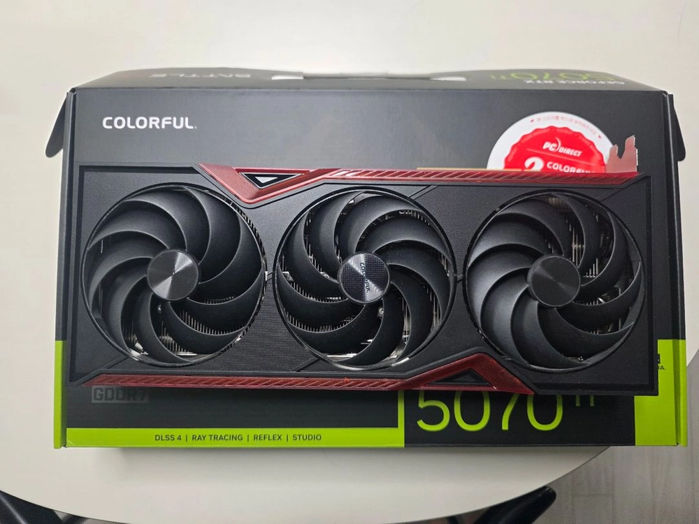 RTX 5070TI BATTLE AX(토마호크) 16GB-V팝니다. 이미지