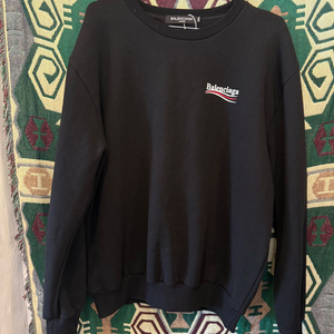 발렌시아가 백로고 맨투맨 스웨트셔츠 2XL/110 이미지