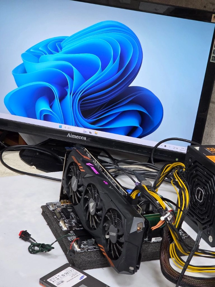 기가바이트 Aorus GTX1060 6g 그래픽카드 이미지