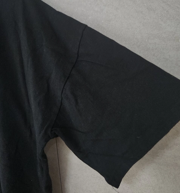블랙 체인 장식 쉬폰 롱 원피스 이미지