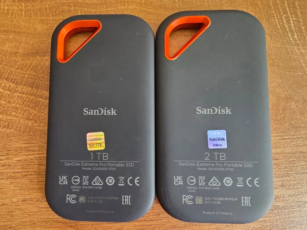 샌디스크 익스트림프로 e81 외장 ssd 1테라 2테라 2종 이미지