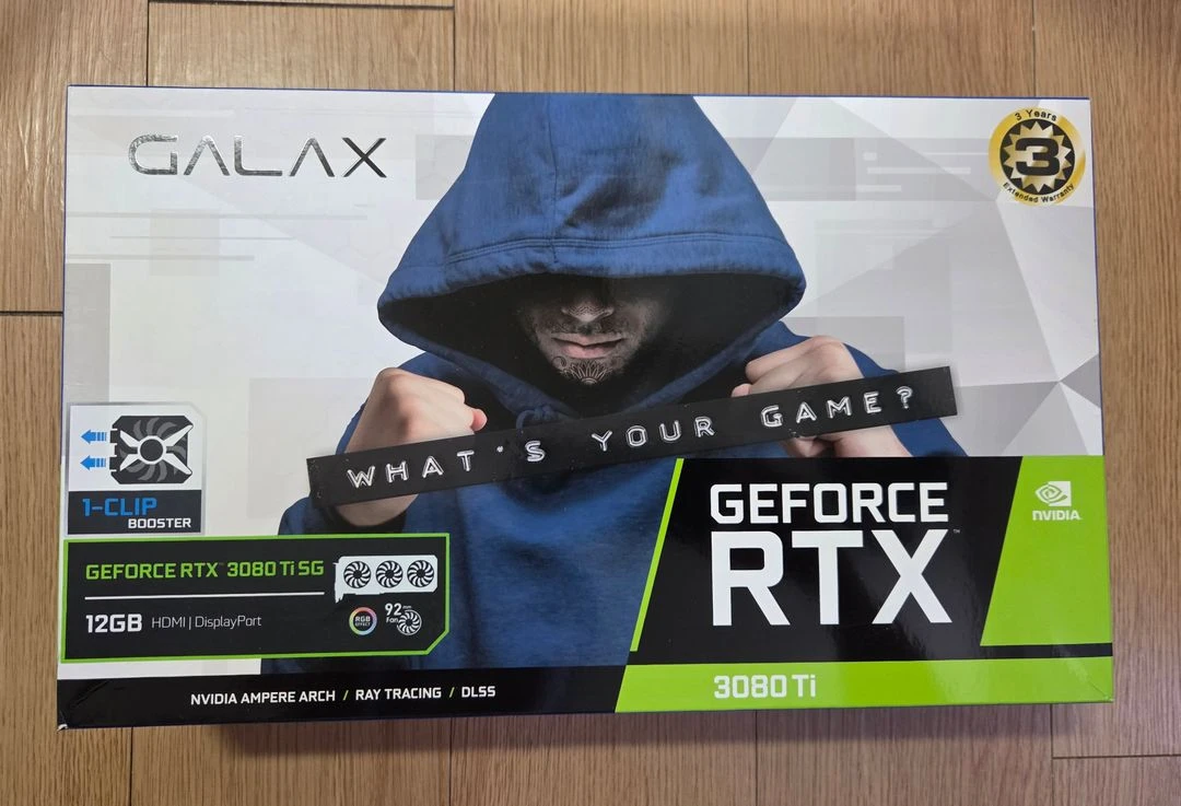 RTX 3080TI 그래픽카드 이미지