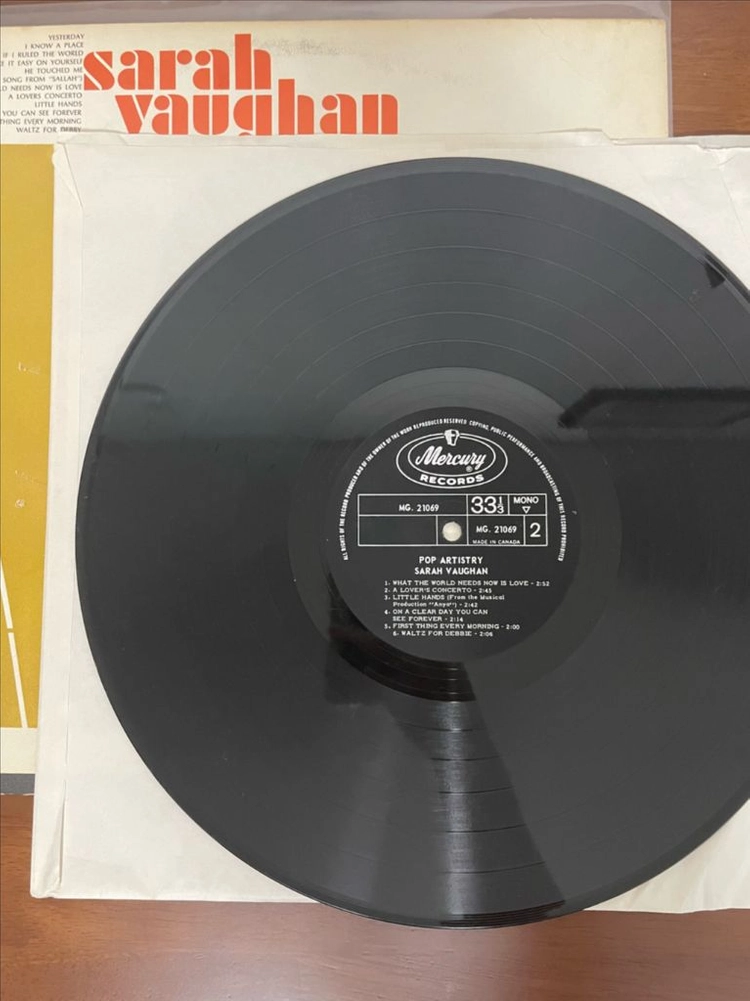 사라본 pop artistry lp(mono) 이미지