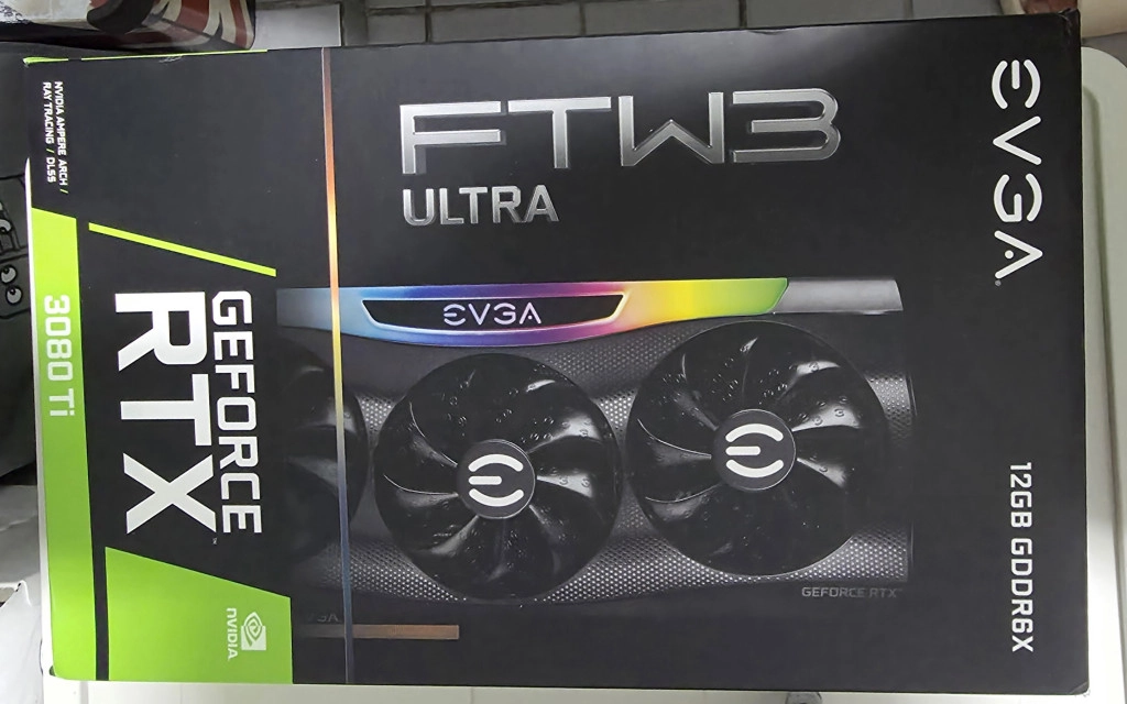 EVGA RTX 3080Ti FTW3 12GB 그래픽카드 이미지