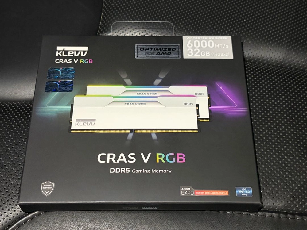 KLEVV CRAS V RGB DDR5 32GB 6000 cl 30 미개봉 - 안심되는 중고거래