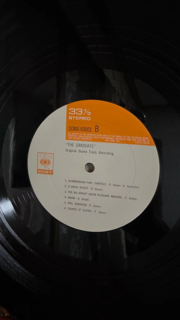 (졸업0ST,사이먼 앤 가펑클,민트급 LP) The Graduate (OST) 이미지