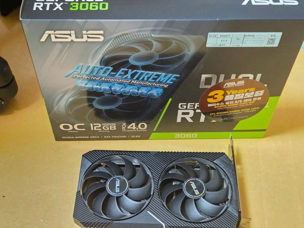 할인가능! [신품급] ASUS DUAL RTX 3060 12G (상태S급/무상AS남음) 이미지