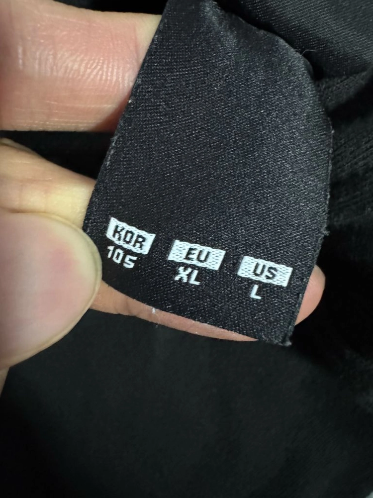 뉴에라 New Era 로고 테이프 스트릿 후드티 XL 블랙 이미지