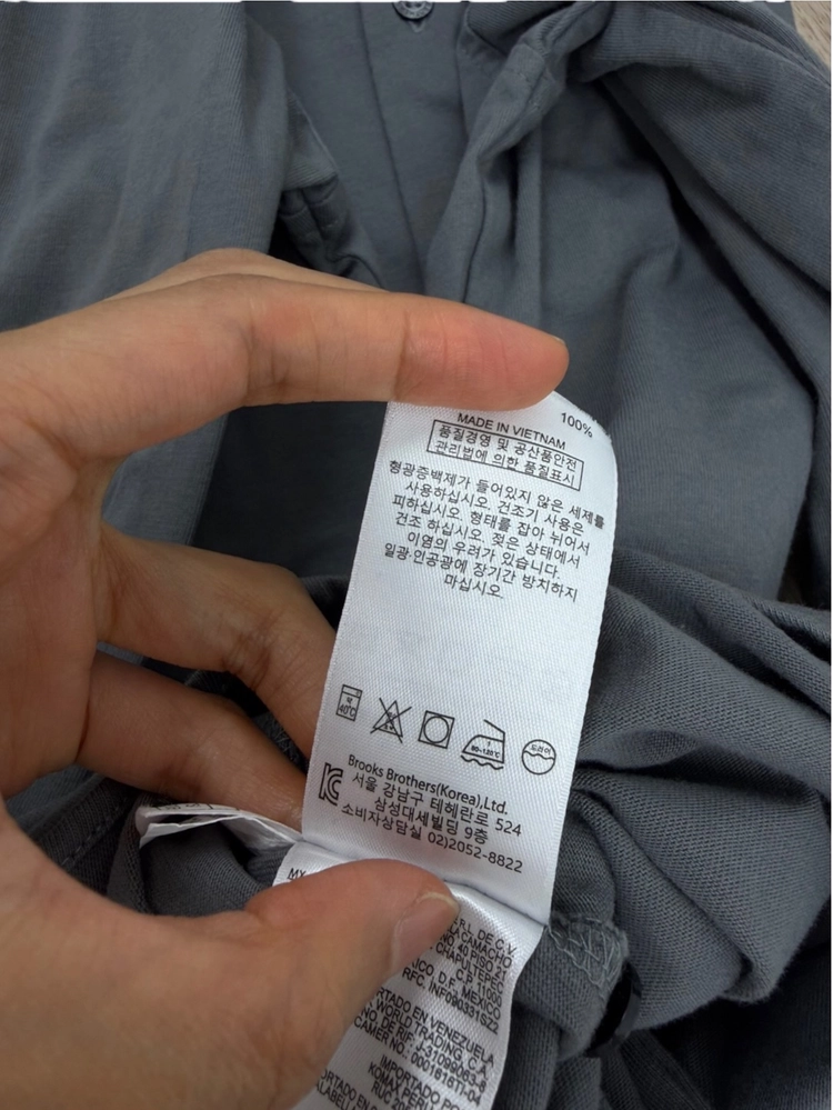 브룩스브라더스 레드플리스 셔츠 (M) 이미지
