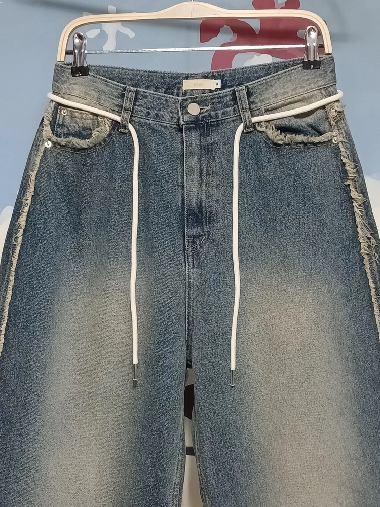 (M) WANT 원트 와이드 데님 청바지 이미지
