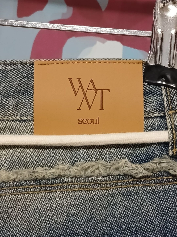 (M) WANT 원트 와이드 데님 청바지 이미지